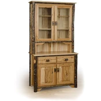 Amazon Com Furniture Barn Usa Rustic 2 Door Hutch All Hickory