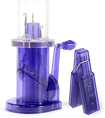 Ywflyhouse Embellish Knit Crafts Hand-operated Easy Fishtail Froglet Weaver Knitting Tool(Blue)