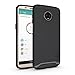 TUDIA DualShield Designed for Moto Z3 Phone Case/Moto Z3 Play Case, [Merge] Shockproof Heavy Duty Military Grade Dual Layer Hard Slim Protective Case Cover - Matte Black