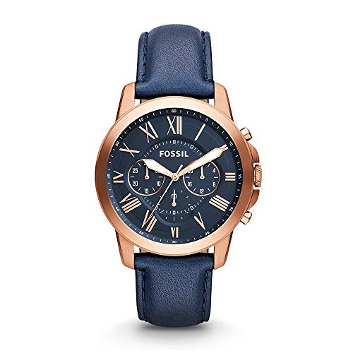 Fossil Analog fs4835 Blue Dial Men Casual Watch Fossil-fs4835 - Blue Band