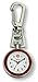 Gotham Unisex Silver-Tone Analog Quartz Keychain Clip Fob Watch # GWC18107-1