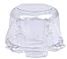 Green Direct Jumbo Muffin/Cupcake Boxes Single Compartment Stackable Cupcake Carrier - Plastic Dome Holder - Clear Containers BPA Free Pack of 50
