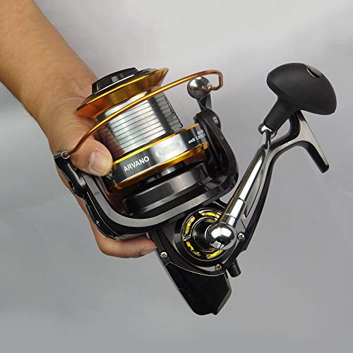 Jarvan Moulinet Peche 13ball 9000 Roulements Gauche/droite Interchangeables Moulinet De Pêche Mer Fishing Reel