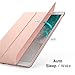 MoKo Case for New iPad Pro 12.9 2017 - Slim Lightweight Smart-shell Stand Cover with Translucent Frosted Back Protector for Apple New iPad Pro 12.9 Inch 2017 Tablet, Rose GOLD (with Auto Wake / Sleep)