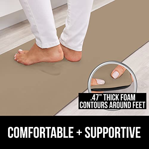 Gorilla Grip 2 Piece Ergonomic Kitchen Anti Fatigue Comfort Mat