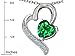 Star K 7mm Heart Pendant Necklace Sterling Silver