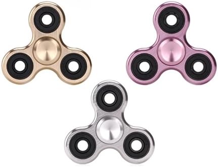 Spinner Squad High Speed &amp; Longest Spin Time Fidget Spinners (Gold Metallic Trio)
