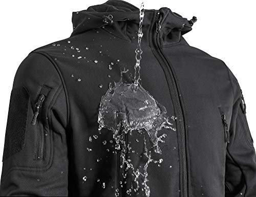 Tactical Jacket for Men Water Repellent Windproof Coat Big Tall Mens Fleece Lined Softshell Jackets