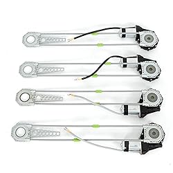 Futchoy 12V 2 Power Roll Up Window Motor & 4 Door