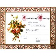 Certificate of Marriage: Package of 6