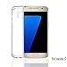 JUSTSWAG Guoer Galaxy S7 Case Transparent Crystal Clear Premium Protective Hard PC Back Flexible TPU Bumper Scratch Resistance,Shock Proof,Anti-skiding Slim Thin for Samsung Galaxy S7 Smartphone