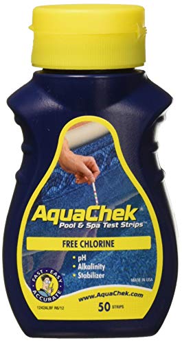 AquaChek 2 Red Swimming Pool Spa Test Kit Strips Bromine pH Alkalinity 50 Pack