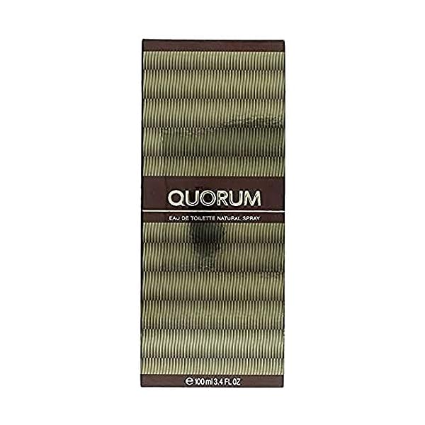 Quorum Eau De Toilette For Men - Long Lasting - Virile, Classic, Elegant And Robust Fragance - Citrus, Spicy, Leather…