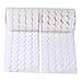 Vkey 1000pcs 500 Pairs 2cm Diameter Adhesive Sticky Back Coins Hook Loop Self Adhesive Dots Tapes Magic Sticky White