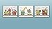 Jungle Animal Choo Choo Express. Set of Three Nursery Art Prints (8