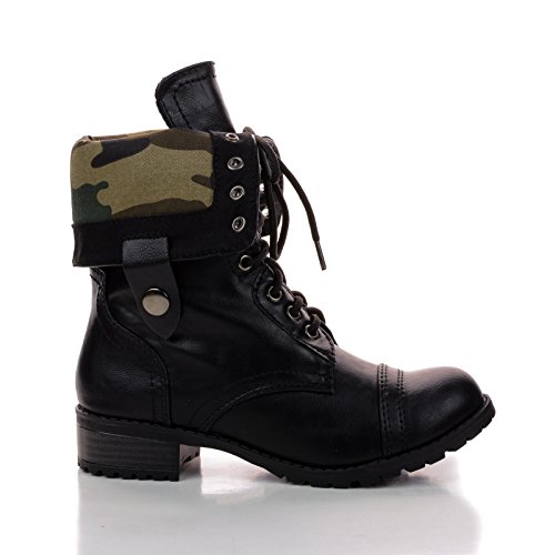 foldable combat boots