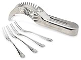 Best Dang Stainless Steel Watermelon Knife Slicer and Fruit Dessert Fork Set