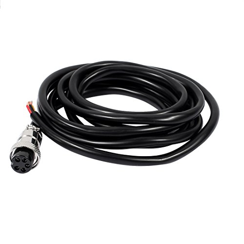 uxcell GX16 2m Joint Type 5 Pin Female Aviation Socket Connector Electrical Cable