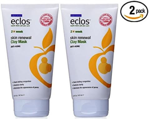 Eclos Skin Renewal Clay Mask, 5 Ounce Eclos (Pack of 2)