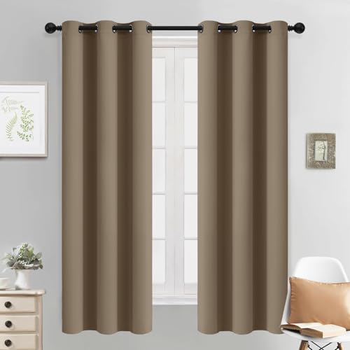 Yakamok Blackout Curtains Inch Khaki Thermal