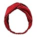 Amoretu Women Elastic Headbands Twisted Turban Headwraps Knotted Hair Band 5 Pack