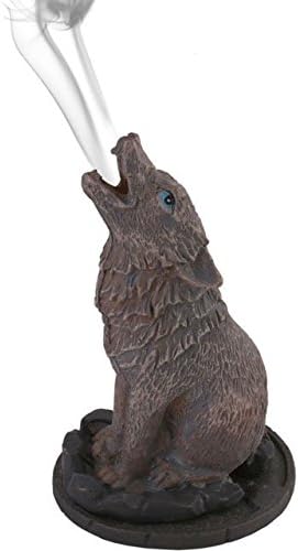 Something Different Wholesale Wolf Cone Burner (6/40), Multicolour, 12x8x7 cm