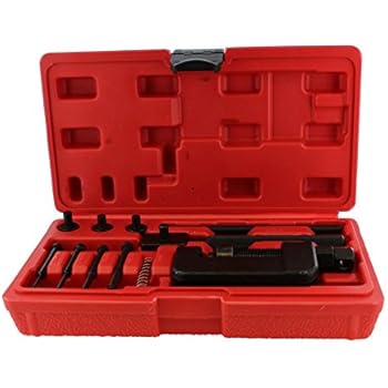 ABN Chain Breaker 13-Piece Set with Carrying Case - Chain Cutter and Riveter for Motorcycle, Bike, ATV