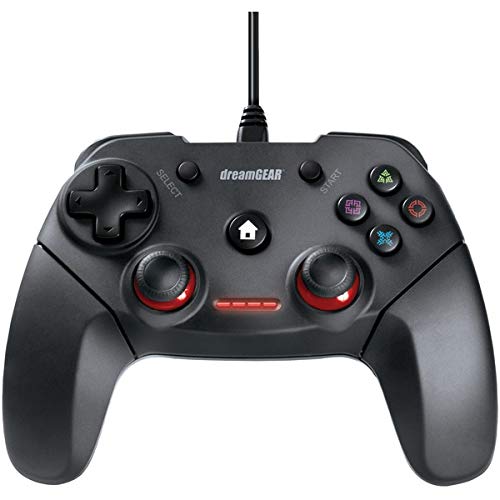 dreamGEAR Shadow Gamepad Controller for Windows Mac PS3 Gaming – PC; Mac; Linux