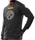Pittsburgh Steelers Majestic NFL Critical Victory Men's Long Sleeve Black Shirt