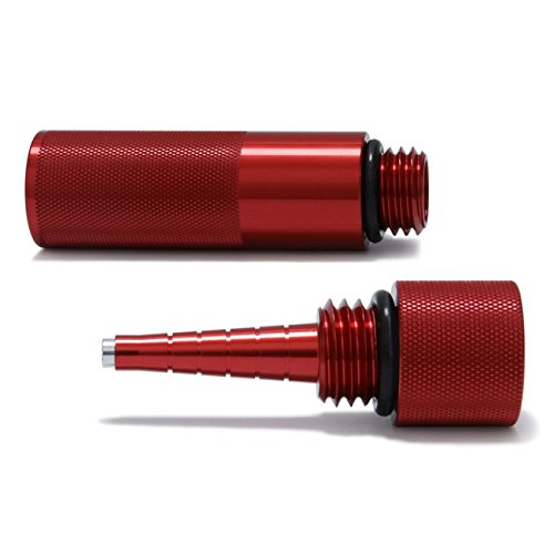 image for Yoursme Red Mess Free Oil Change Funnel, Magnetic Oil Dipstick for Hon