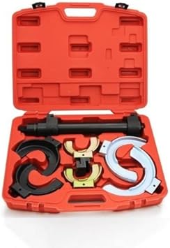 Universal Interchangable Fork Macpherson Strut Coil Spring Compressor Tool Kit Amazon Com