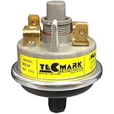 Tecmark (TDI) Pressure Switch: 3Amp Spst 1/8" Npt 1-5Psi Plastic
