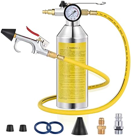 AC Flush Kit,Car Air Conditioner System Clean Canister Flushing Gun ...