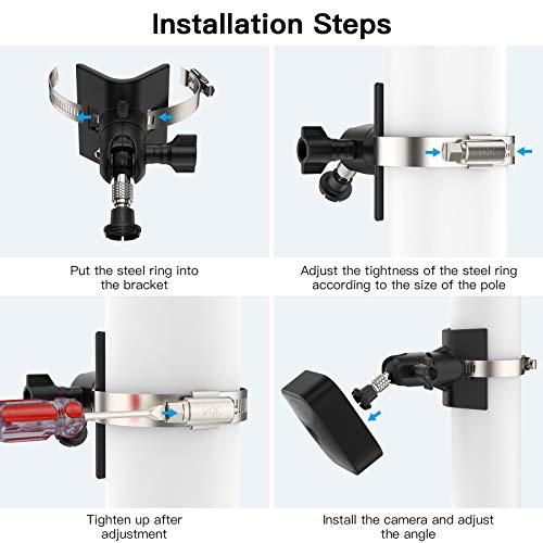 Blink Camera Pole Mounting Bracket,AllNew Blink Outdoor Blink XT2 Wall