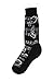 Foot Traffic Men's Novelty Socks, Fun Music-Themed Socks for Men, Sizes 7–12
