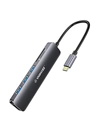 VANMASS SD USB C Hub, OTG USB C a Adaptador USB, USB Tipo C Adaptador 3 puertos USB 3.0, Lector de tarjetas USB C Micro SD   SDHC   SDXC, MacBook Pro compatible, Chromebook, XPS, Galaxy S9, Pixel 2 3 XL