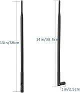 Eightwood 9dbi RP-SMA 4G LTE Antenna for Spypoint Link Tactacam Stealth Trail view 4