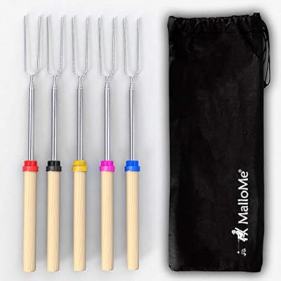 Mallome Marshmallow Roasting Smores Sticks Camping Accessories