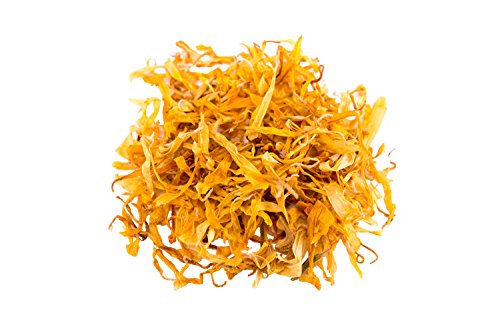 Dried Calendula Flowers, 100% Natural Organically Grown Herbal Leaves for For Homemade Tea Blends, Potpourri, Bath Salts, Gifts, Crafts, Wild Flower #6 (4 ounce)