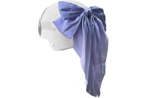 TSANGBABY Long Bows Skiing Helmet Ears Accessory Big Bowknot Women Motorcycle Helmet Decoration for DIY Christmas Skating Helmet