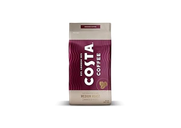 COSTA COFFEE GROUND MEDIUM ROAST 12 OZ BAG,...