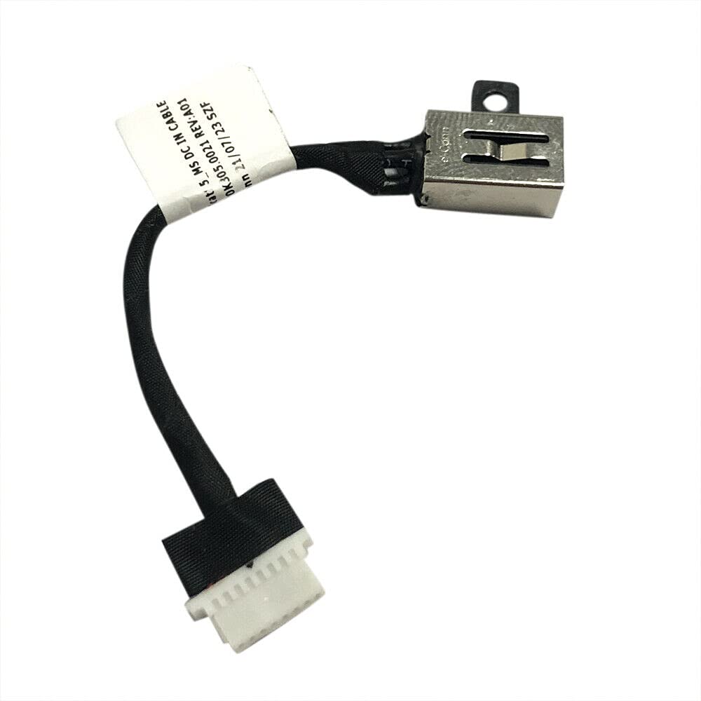 ZAHARA DC Jack Cable for Dell Inspiron 7506 2in1 VGYC4 0VGYC4 450.0K305.0021 7706 2in1