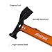 Hikemax Lightweight Outdoor Camping Hammer Aluminum Tent Hammer with Tent Stake Remover, 13-Ounce, Orange
