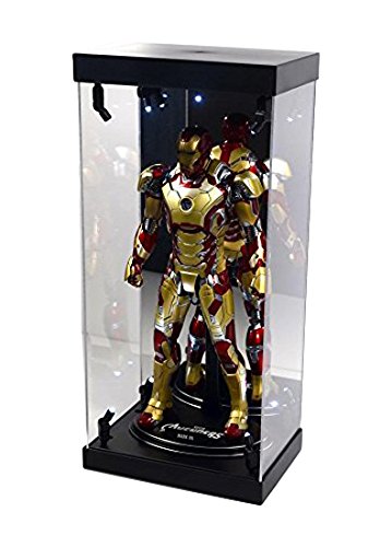 KuKu Solutions MB-1 Acrylic LED Lighting Display Case for Antiques, Crystals, Toys