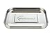 LunchBots Medium Duo Snack Container - Divided Stainless Steel Food Container - Two Sections and a Side - Eco-Friendly - Dishwasher Safe - Stainless Lid - Stainless Steel