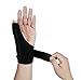 Yuccasly Thumb& Wrist Support Brace -Removable Splint for Reliable Support, Thumb Spica stabilizer for Arthritis Tendonitis Sprained Thumb Symptoms, One Size for Both Hands, Black