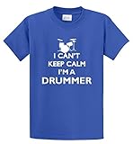 Comical Shirt Men's I Can't Keep Calm I'm A Drummer Shirt T-Shirt