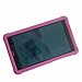 MingShore for Huawei MediaPad T3 8 Tablet Silicone Rubber Rear Bumper KOB-L09 KOB-W09 Kids Friendly Handstrap Soft Rugged Case Raspberry