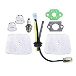 YEKELLA(Pack of 2) Air Filter with Repower Kit Gaskets for Mantis 7222 7222E 7222M 7225 7230 7240 7920 7924 Tiller / Cultivator