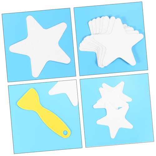 COOLHIYA 24Pcs Non Slip Adhesive Stickers for Bathtub Stairs Transparent Peva Safety Strips with Scraper Easy to Clean for Preventing Slips Wet Surfaces